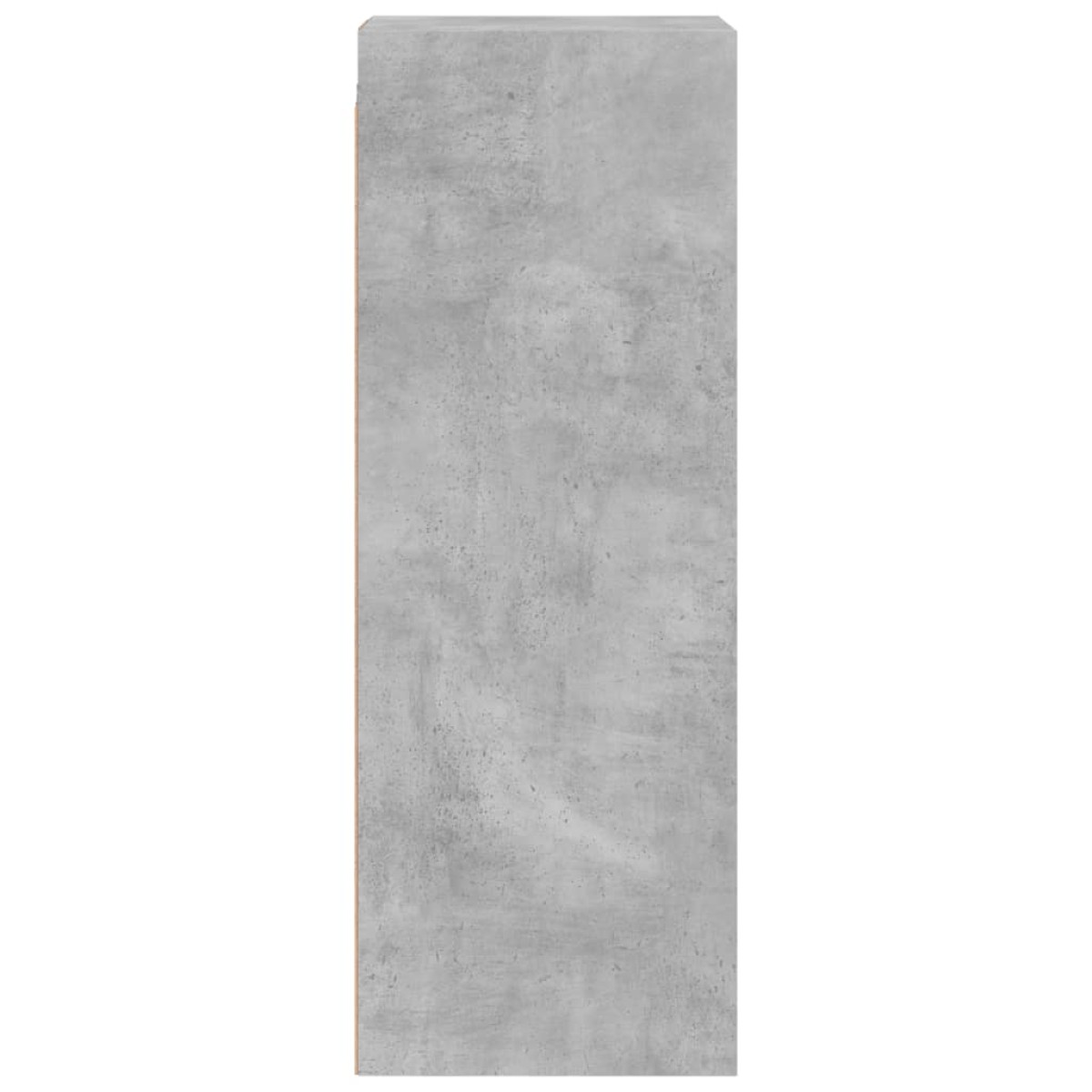 vidaXL Ντουλάπι Τοίχου Γκρι Σκυροδ. 35x37x100εκ. με Γυάλινες Πόρτες