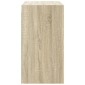 vidaXL Ντουλάπι Τοίχου Sonoma Δρυς 68x37x68,5 εκ. με Γυάλινες Πόρτες