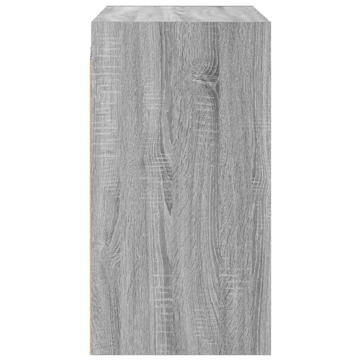 vidaXL Ντουλάπι Τοίχου Sonoma Γκρι 68x37x68,5 εκ. με Γυάλινες Πόρτες