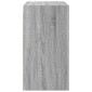 vidaXL Ντουλάπι Τοίχου Sonoma Γκρι 68x37x68,5 εκ. με Γυάλινες Πόρτες