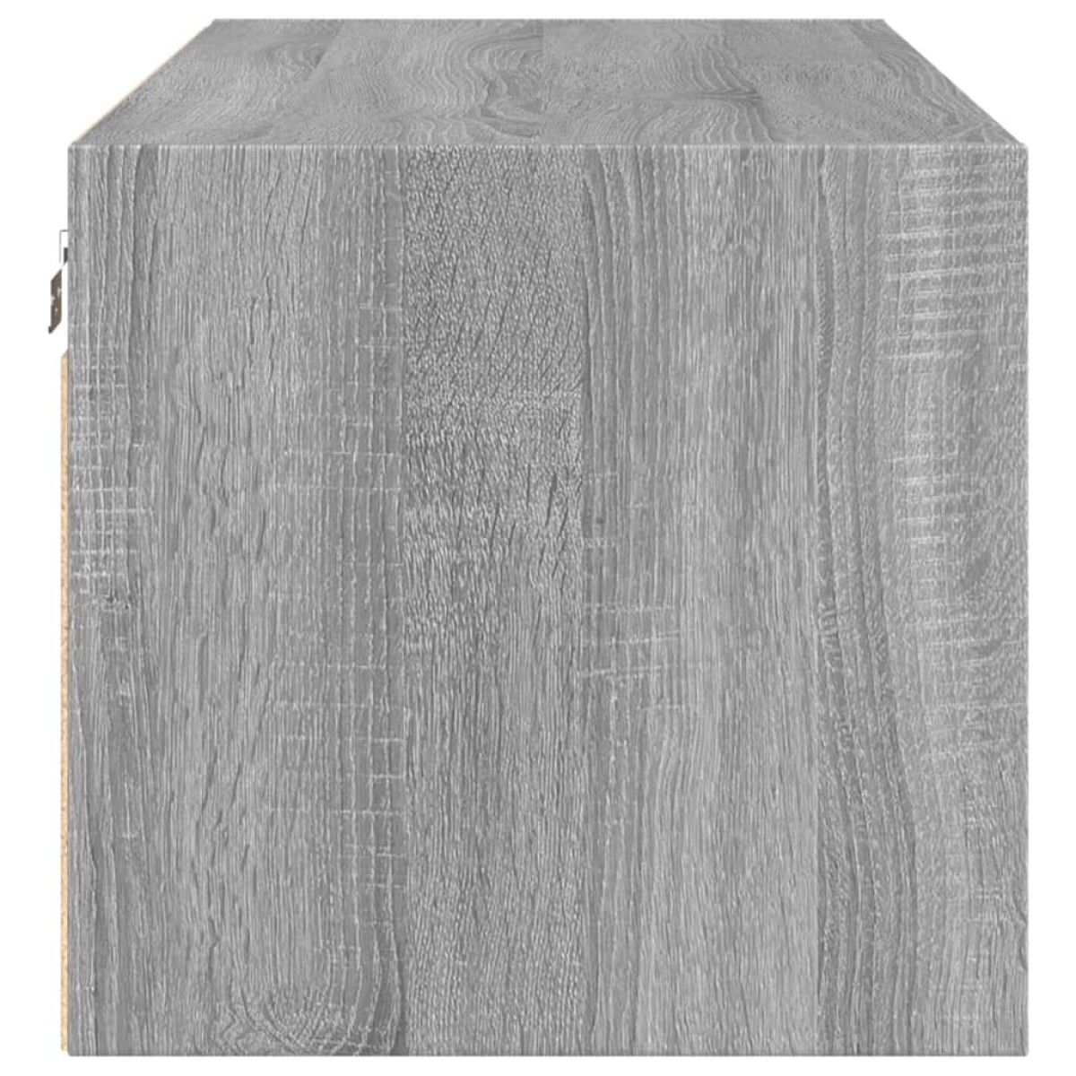 vidaXL Ντουλάπι Τοίχου Γκρι Sonoma 102x37x35 εκ. με Γυάλινες Πόρτες