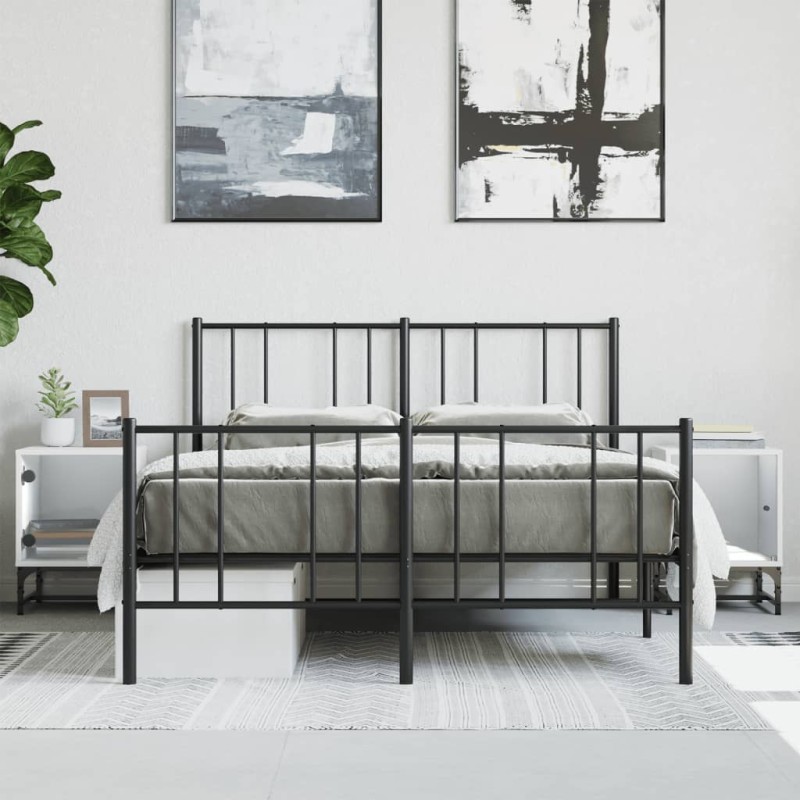 vidaXL Κομοδίνα 2 τεμ. Λευκά 35x37x50 εκ. με Γυάλινες Πόρτες