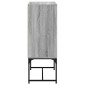 vidaXL Βοηθητικό Ντουλάπι Sonoma Γκρι 69x37x100 εκ. με Γυάλινες Πόρτες