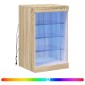 vidaXL Μπουφές με LED Sonoma Δρυς 41 x 37 x 67 εκ.