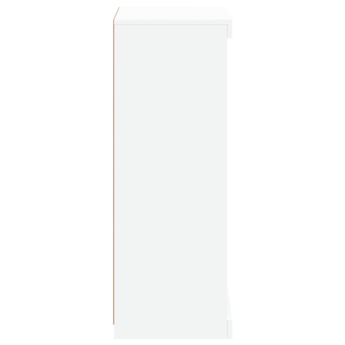 vidaXL Μπουφές με Φώτα LED Λευκός 41 x 37 x 100 εκ.