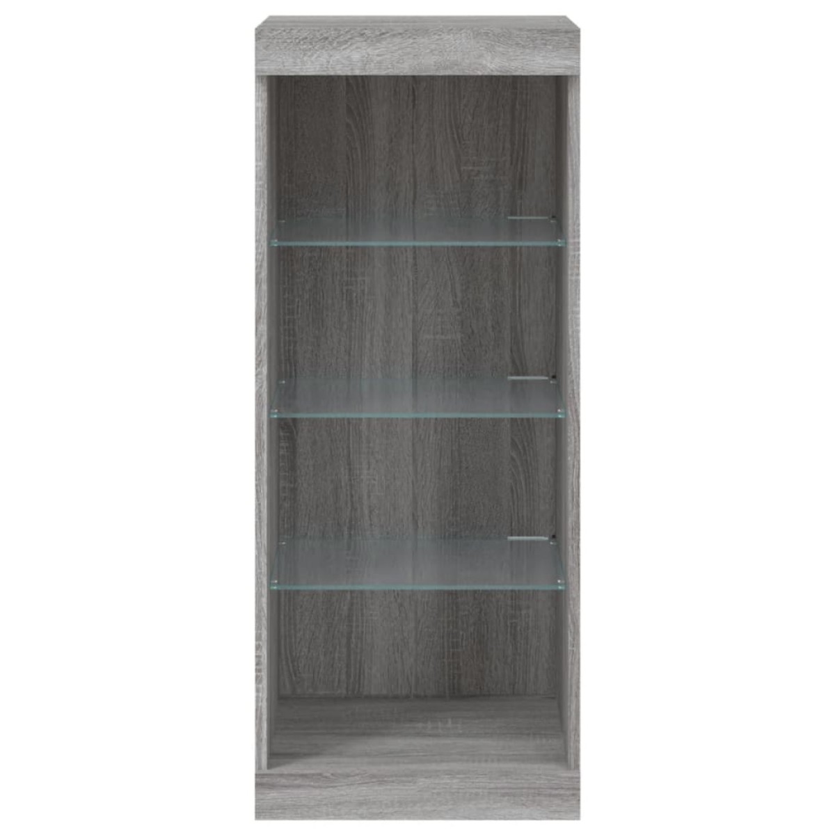 vidaXL Μπουφές με LED Γκρι Sonoma 41 x 37 x 100 εκ.