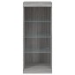 vidaXL Μπουφές με LED Γκρι Sonoma 41 x 37 x 100 εκ.
