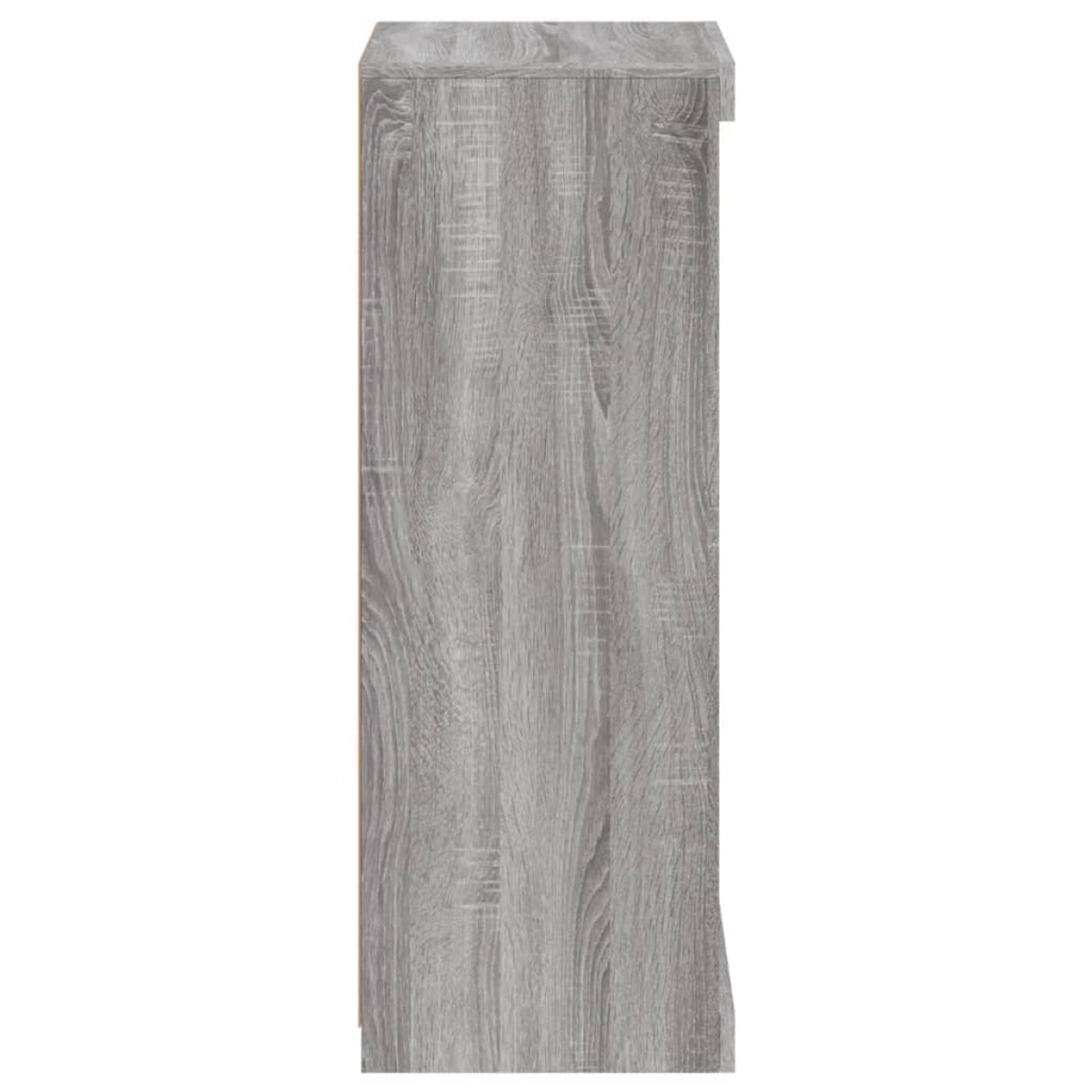 vidaXL Μπουφές με LED Γκρι Sonoma 41 x 37 x 100 εκ.