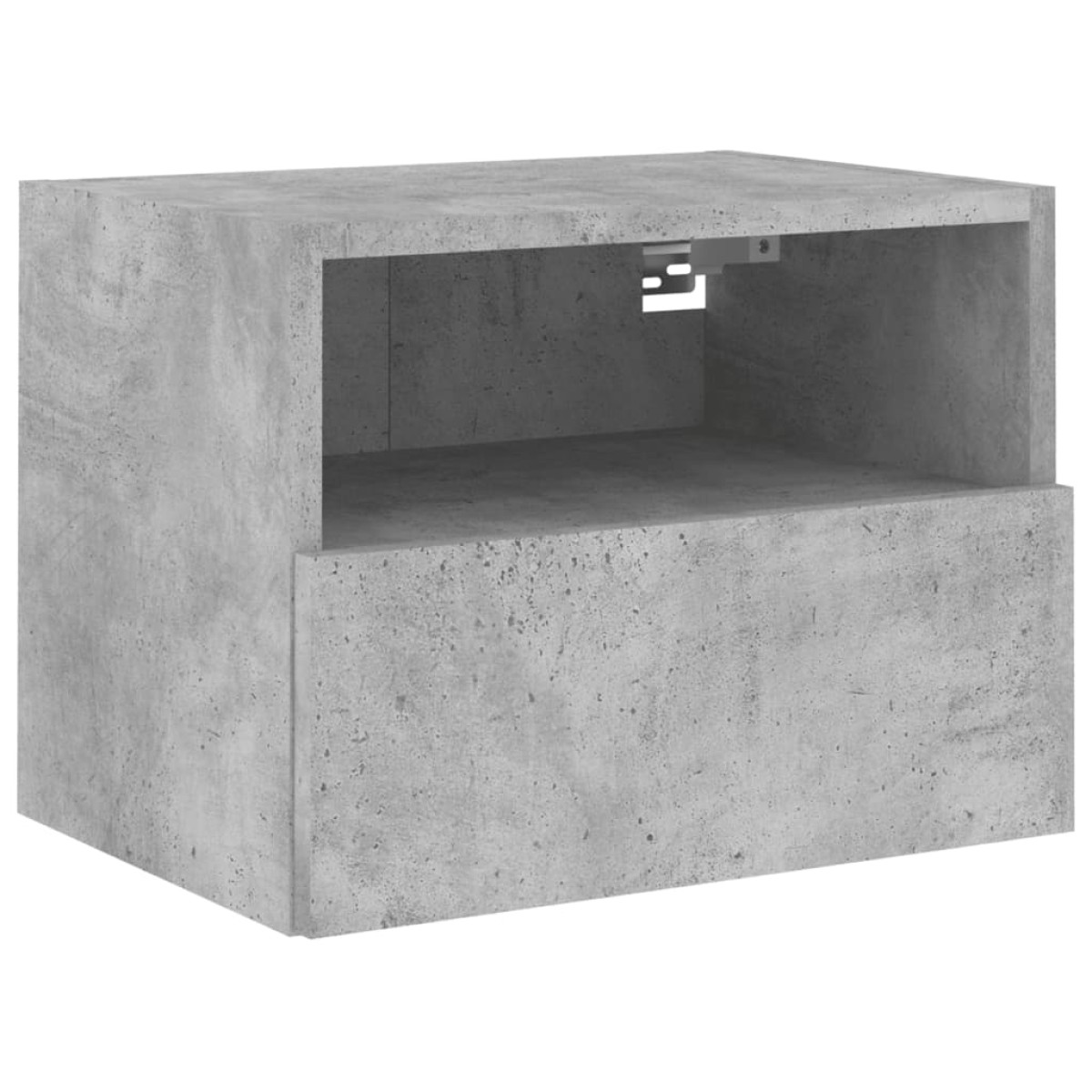 vidaXL Έπιπλα Τοίχου Τηλ. 2 τεμ. Γκρι Σκυρ. 40x30x30εκ. Επεξ. Ξύλο