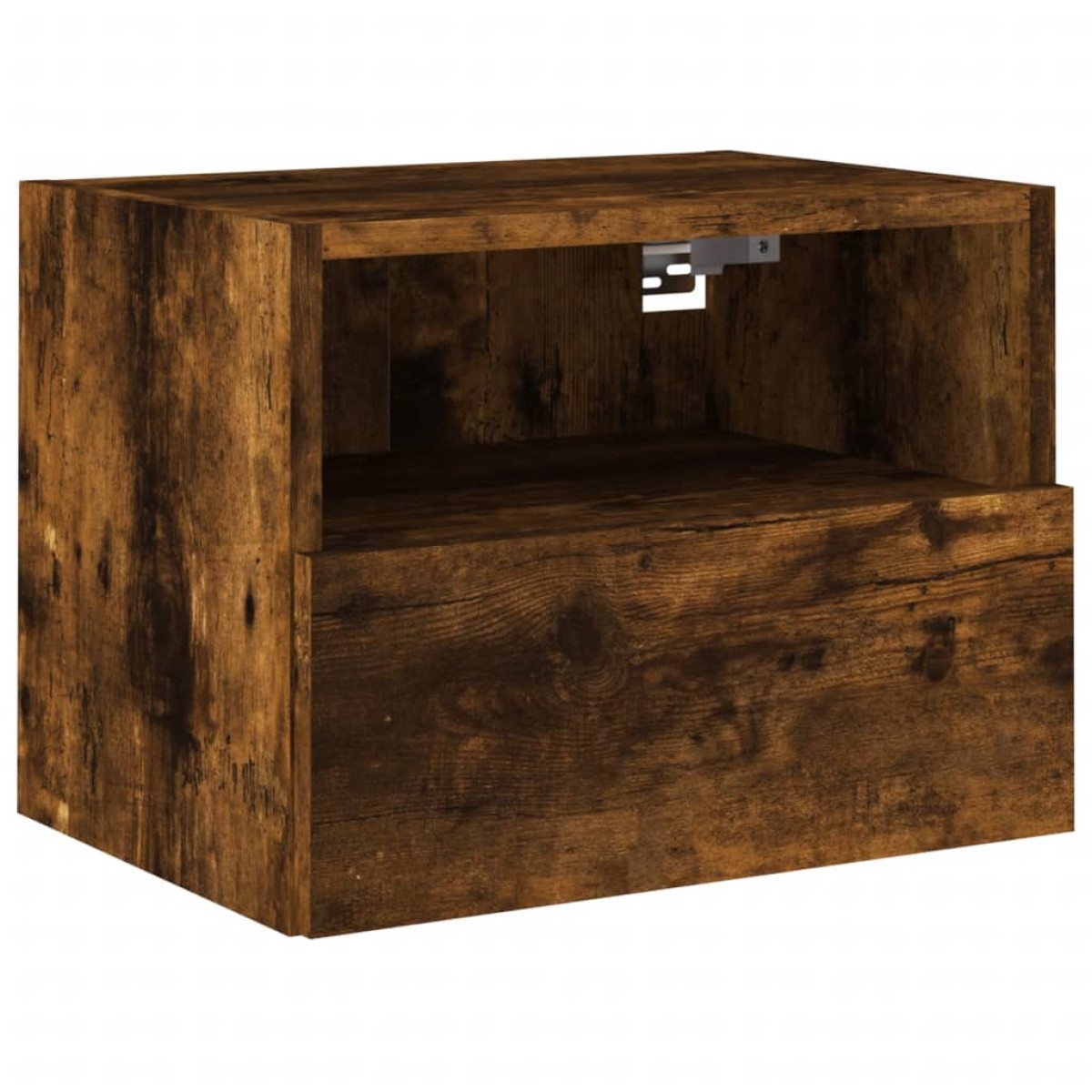 vidaXL Έπιπλα Τοίχου Τηλ. 2 τεμ. Καπνιστή Δρυς 40x30x30εκ Επεξ.Ξύλο