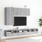 vidaXL Ντουλάπι Τοίχου Τηλεόρασης Γκρι Sonoma 60x30x30εκ Επεξ Ξύλο