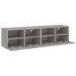 vidaXL Έπιπλα Τοίχου Τηλεόρασης 2τεμ Γκρι Sonoma 60x30x30εκ Επεξ. Ξύλο