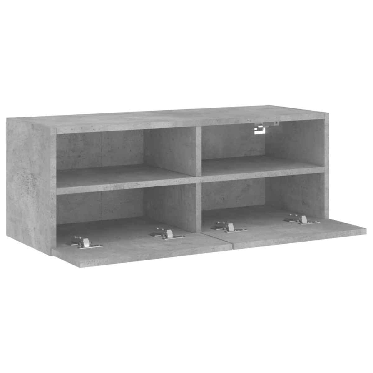 vidaXL Έπιπλο Τοίχου Τηλεόρασης Γκρι Σκυρ. 80x30x30 εκ. Επεξ. Ξύλο