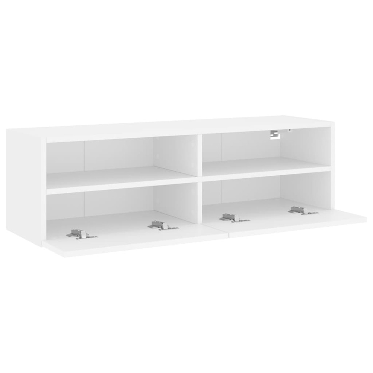 vidaXL Έπιπλο Τοίχου Τηλεόρασης Λευκό 100 x 30 x 30 εκ. από Επεξ. Ξύλο