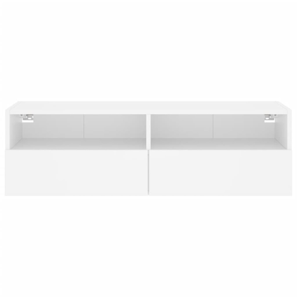 vidaXL Έπιπλο Τοίχου Τηλεόρασης Λευκό 100 x 30 x 30 εκ. από Επεξ. Ξύλο
