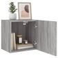 vidaXL Έπιπλο Τοίχου Τηλεόρασης Γκρι Sonoma 40,5x30x40 εκ. Επεξ. Ξύλο