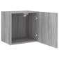 vidaXL Έπιπλα Τοίχου Τηλ. 2 τεμ. Γκρι Sonoma 40,5x30x40εκ Επ. Ξύλο