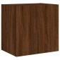 vidaXL Ντουλάπια Τοίχου Τηλ. 2 τεμ. Καφέ Δρυς 40,5x30x40 εκ Επεξ.Ξύλο