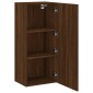 vidaXL Ντουλάπι Τοίχου Τηλεόρασης Καφέ Δρυς 40,5x30x90 εκ. Επεξ. Ξύλο