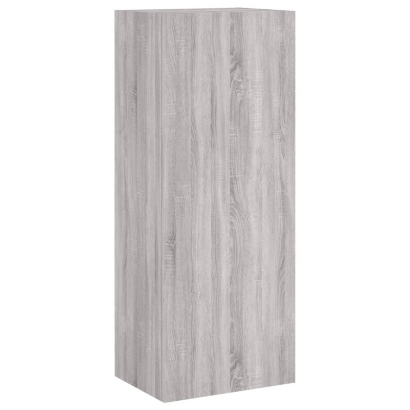 vidaXL Έπιπλο Τοίχου Τηλεόρασης Γκρι Sonoma 40,5x30x102 εκ. Επεξ. Ξύλο