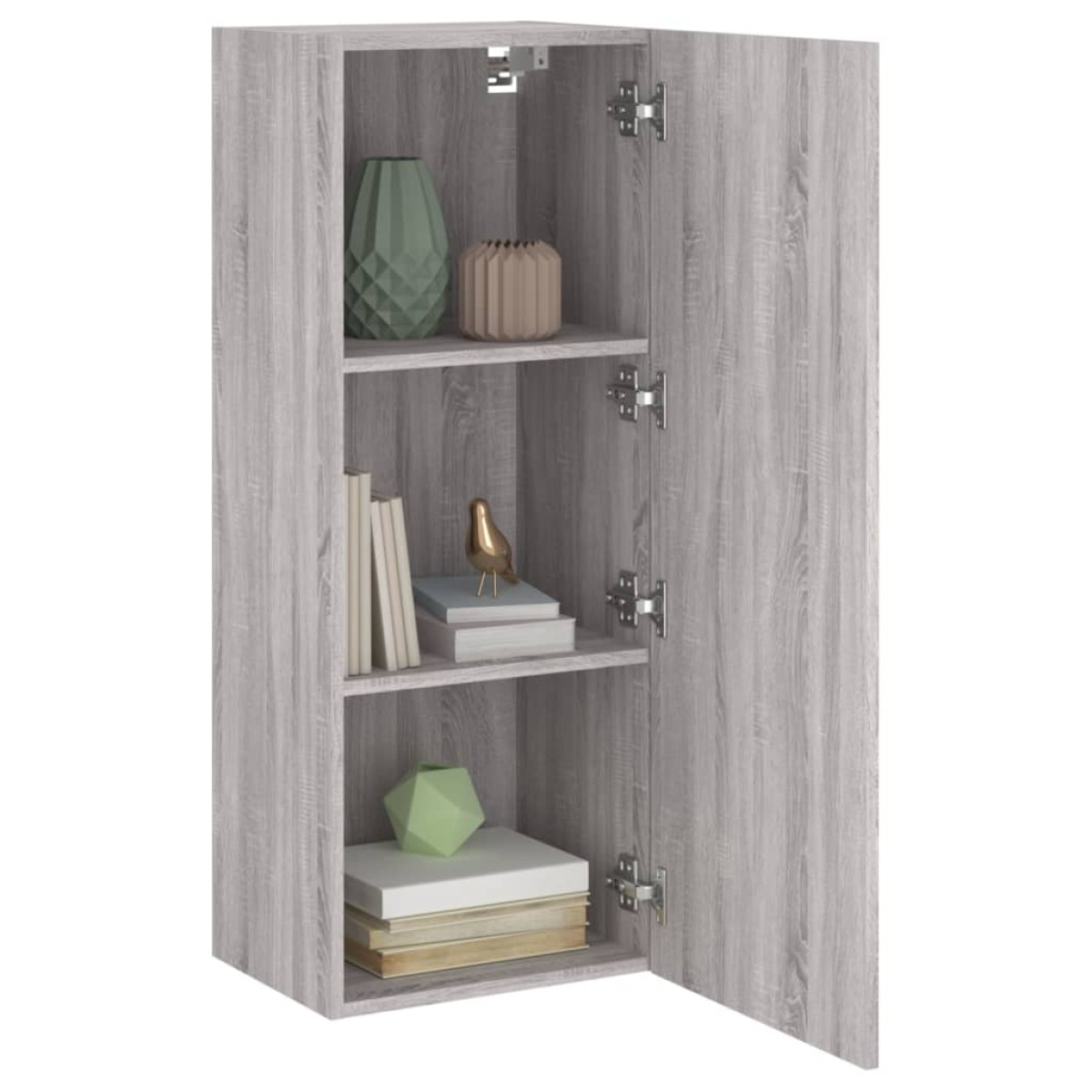 vidaXL Έπιπλο Τοίχου Τηλεόρασης Γκρι Sonoma 40,5x30x102 εκ. Επεξ. Ξύλο