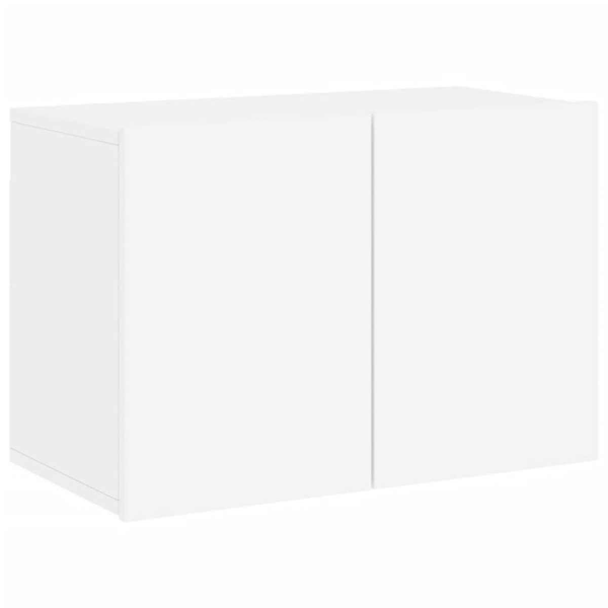 vidaXL Έπιπλο Τοίχου Τηλεόρασης Λευκό 60 x 30 x 41 εκ.