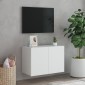 vidaXL Έπιπλο Τοίχου Τηλεόρασης Λευκό 60 x 30 x 41 εκ.