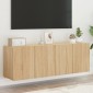 vidaXL Ντουλάπια Τοίχου Τηλεόρασης 2 Τεμ. Sonoma Δρυς 60 x 30 x 41 εκ.