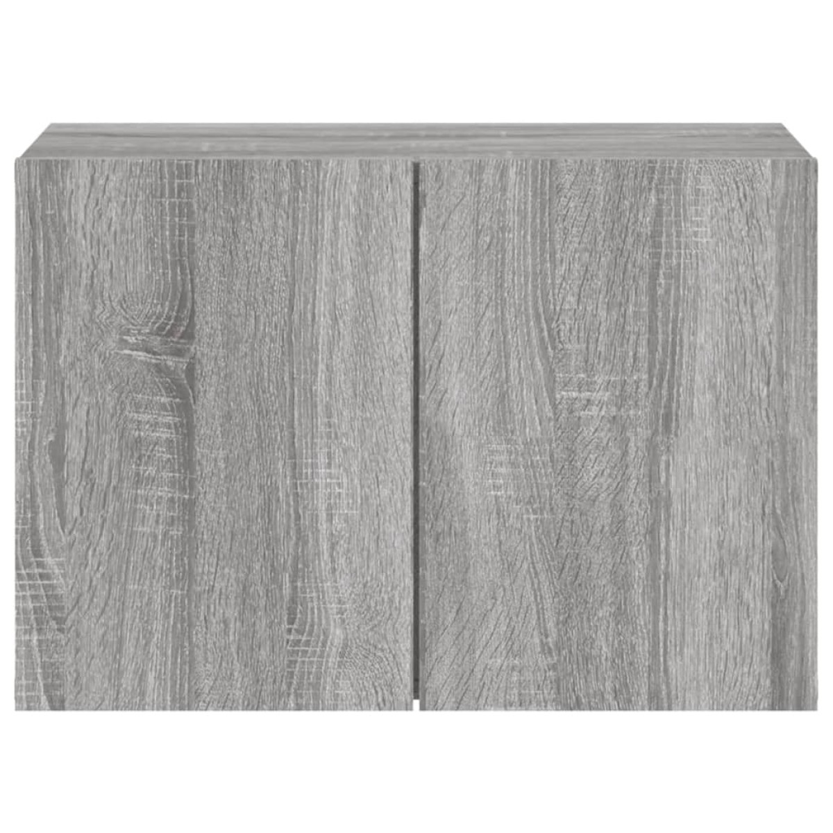 vidaXL Ντουλάπι Τοίχου Τηλεόρασης 2 Τεμ. Γκρι Sonoma 60 x 30 x 41 εκ.