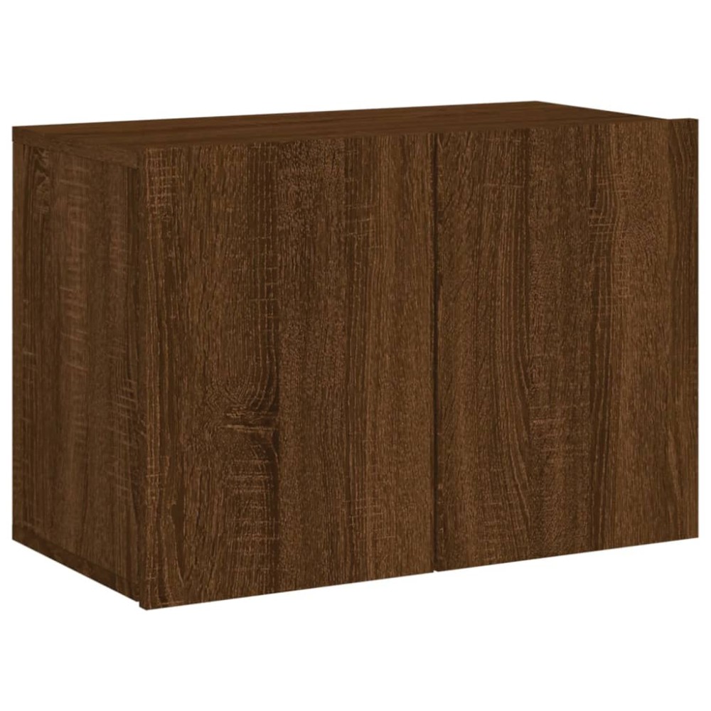 vidaXL Ντουλάπι Τοίχου Τηλεόρασης Καφέ Δρυς 60 x 30 x 41 εκ.