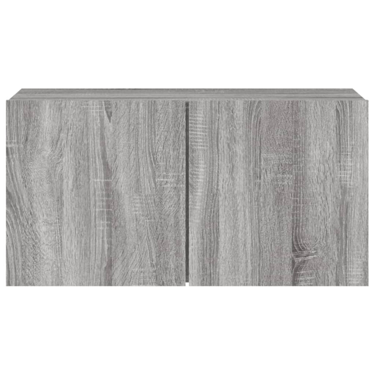 vidaXL Ντουλάπια Τοίχου Τηλεόρασης 2 Τεμ. Γκρι Sonoma 80 x 30 x 41 εκ.