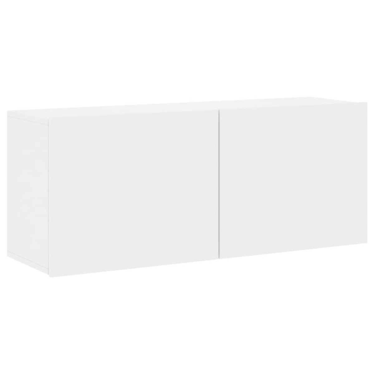 vidaXL Ντουλάπι Τοίχου Τηλεόρασης Λευκό 100 x 30 x 41 εκ.
