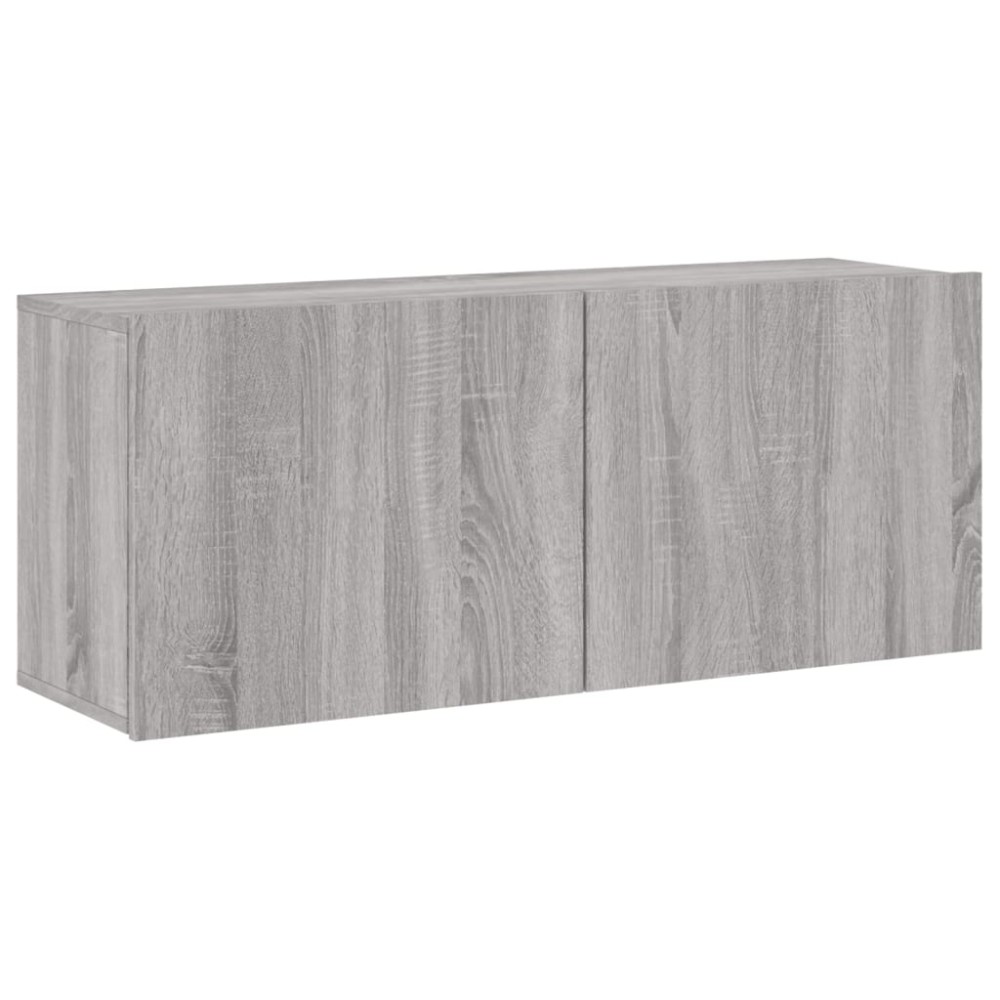 vidaXL Ντουλάπι Τοίχου Τηλεόρασης Γκρι Sonoma 100 x 30 x 41 εκ.