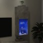 vidaXL Έπιπλο Τηλεόρασης με LED Γκρι Σκυροδέματος 40,5x30x102 εκ.