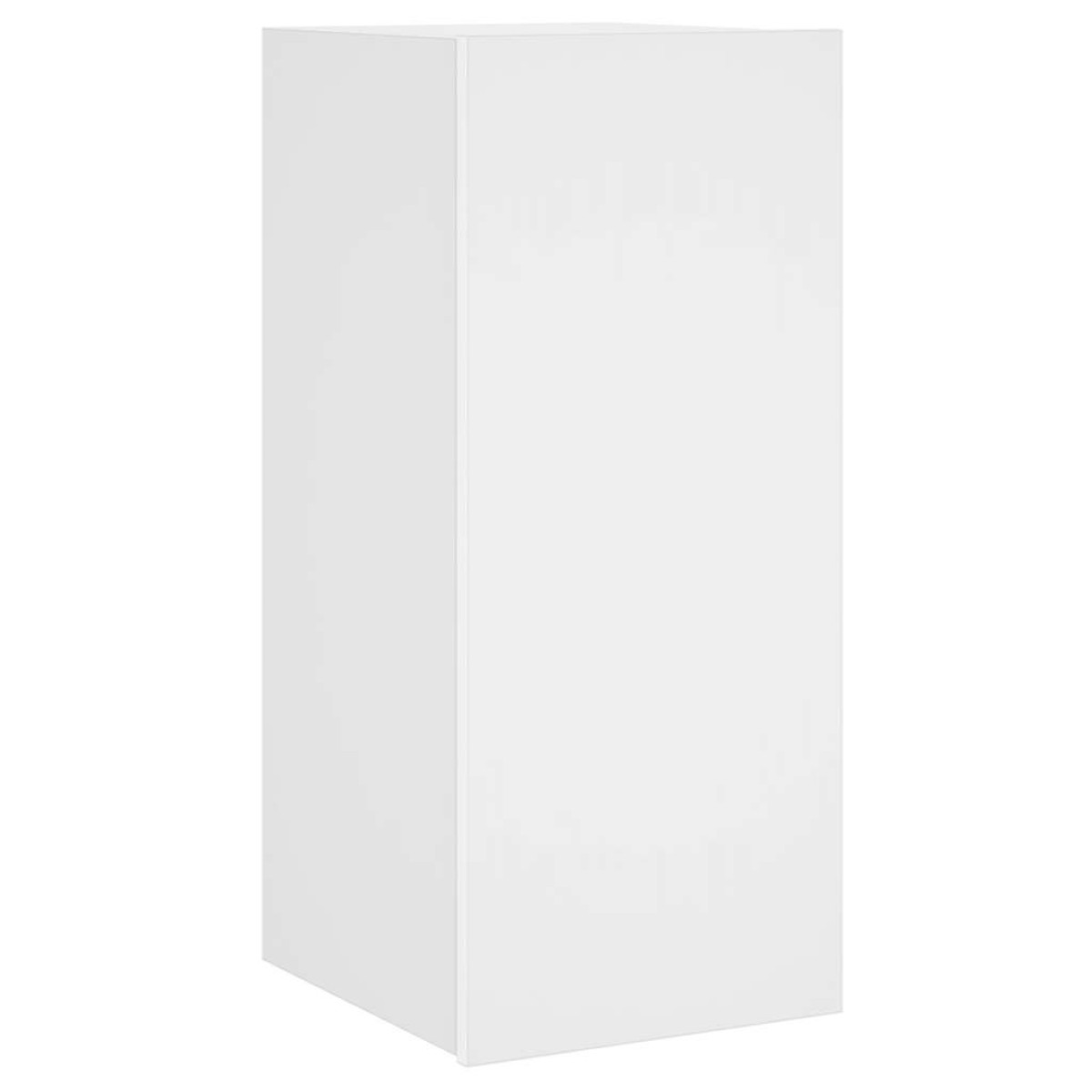 vidaXL Έπιπλο Τοίχου Τηλεόρασης με LED Λευκό 30,5x35x70 εκ.