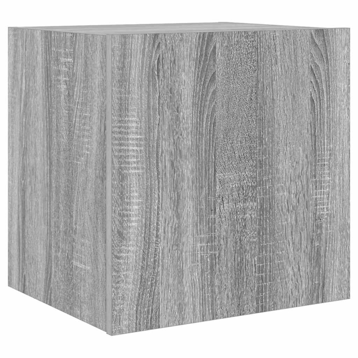 vidaXL Έπιπλο Τοίχου Τηλεόρασης με LED Γκρι Sonoma 40,5x35x40 εκ.