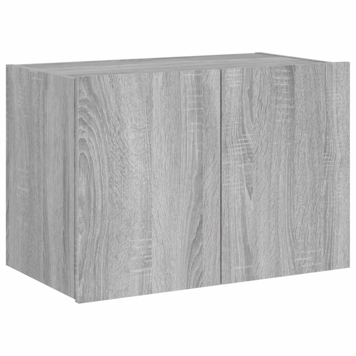 vidaXL Έπιπλο Τοίχου Τηλεόρασης με LED Γκρι Sonoma 60x35x41 εκ.