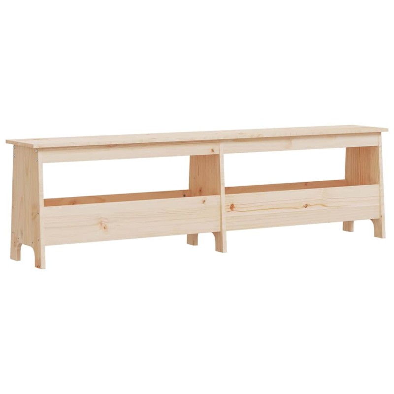 vidaXL Παγκάκι Χολ 160x28x45 εκ. από Μασίφ Ξύλο Πεύκου