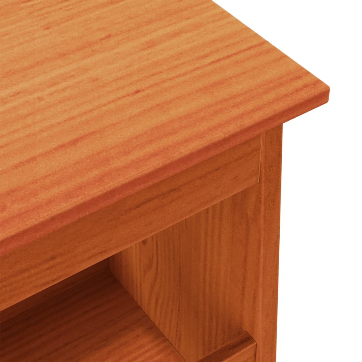 vidaXL Παγκάκι Χολ Καφέ Κεριού 60x28x45 εκ. από Μασίφ Ξύλο Πεύκου