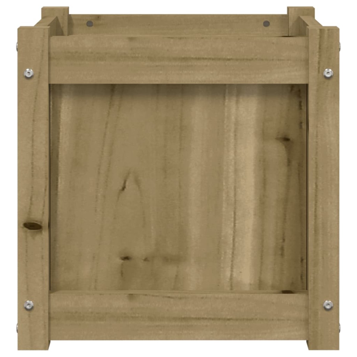 vidaXL Ζαρντινιέρα 40 x 40 x 40 εκ. Εμποτισμ. Ξύλο Πεύκου