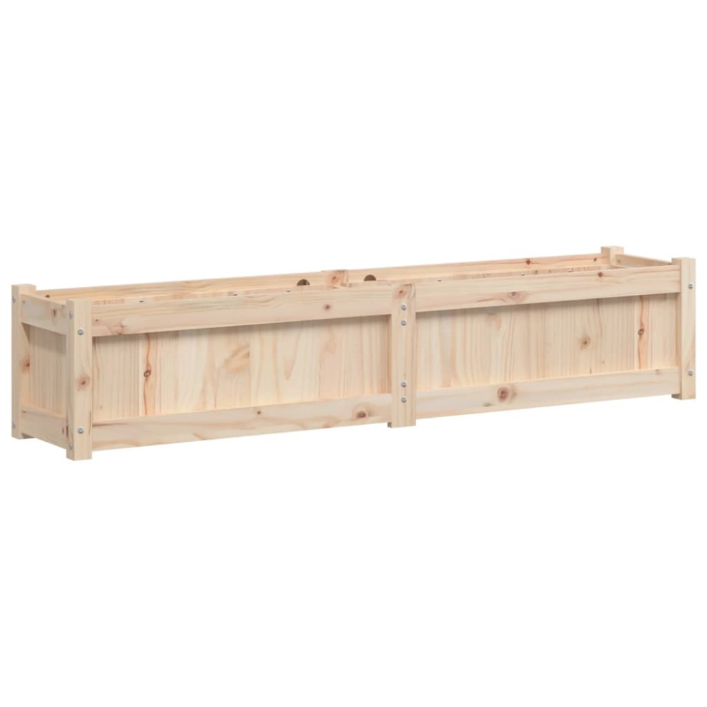vidaXL Ζαρντινιέρα 150 x 31 x 31 εκ. από Μασίφ Ξύλο Πεύκου