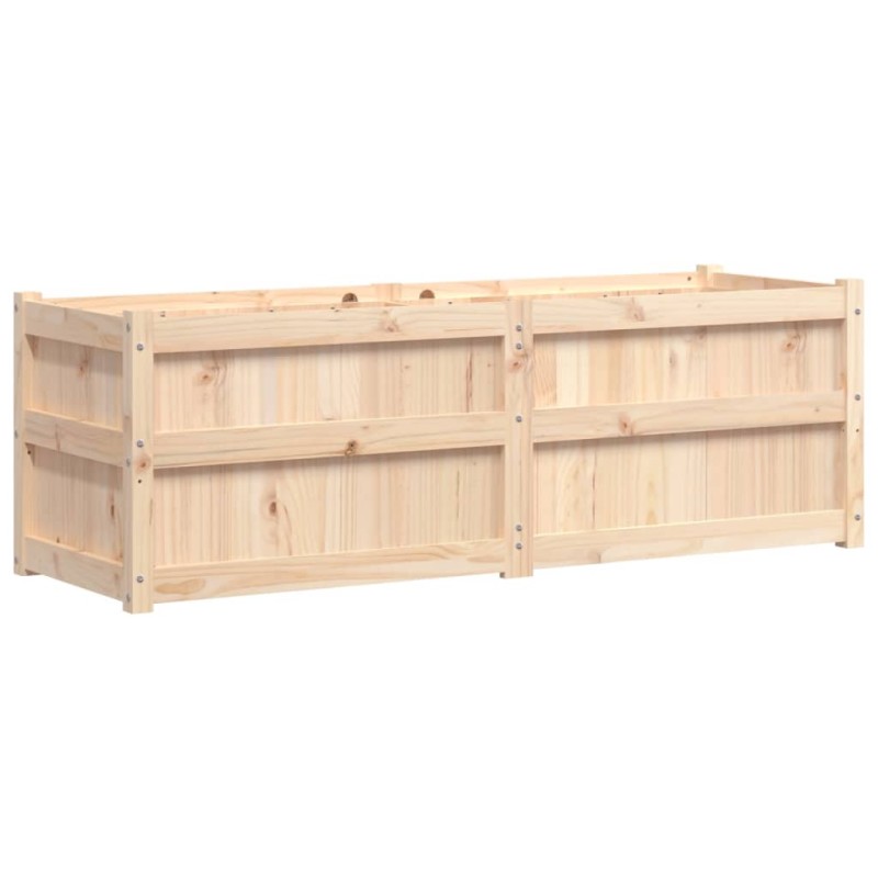 vidaXL Ζαρντινιέρα 150 x 50 x 50 εκ. από Μασίφ Ξύλο Πεύκου
