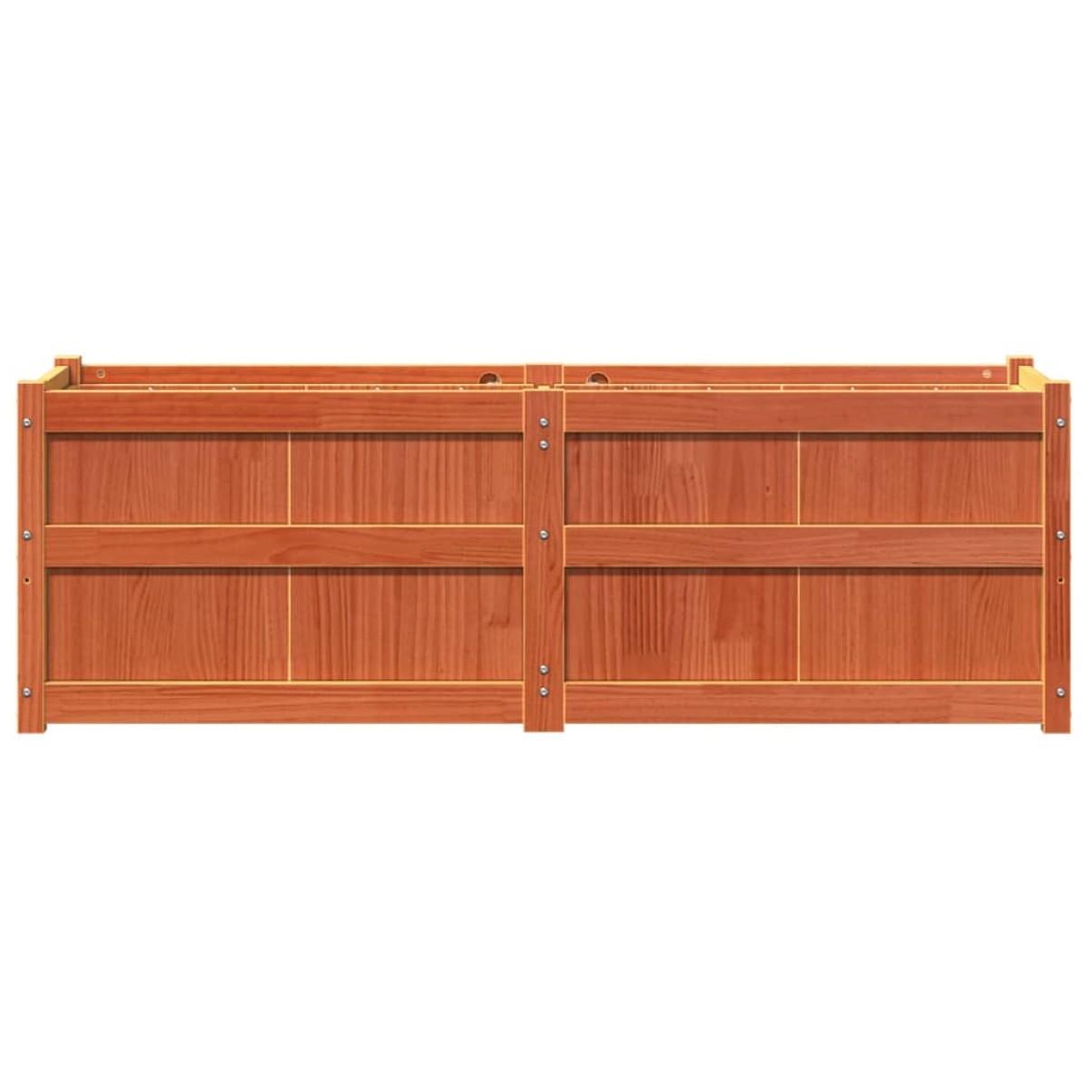 vidaXL Ζαρντινιέρα Καφέ Κεριού 150 x 50 x 50 εκ. από Μασίφ Ξύλο Πεύκου
