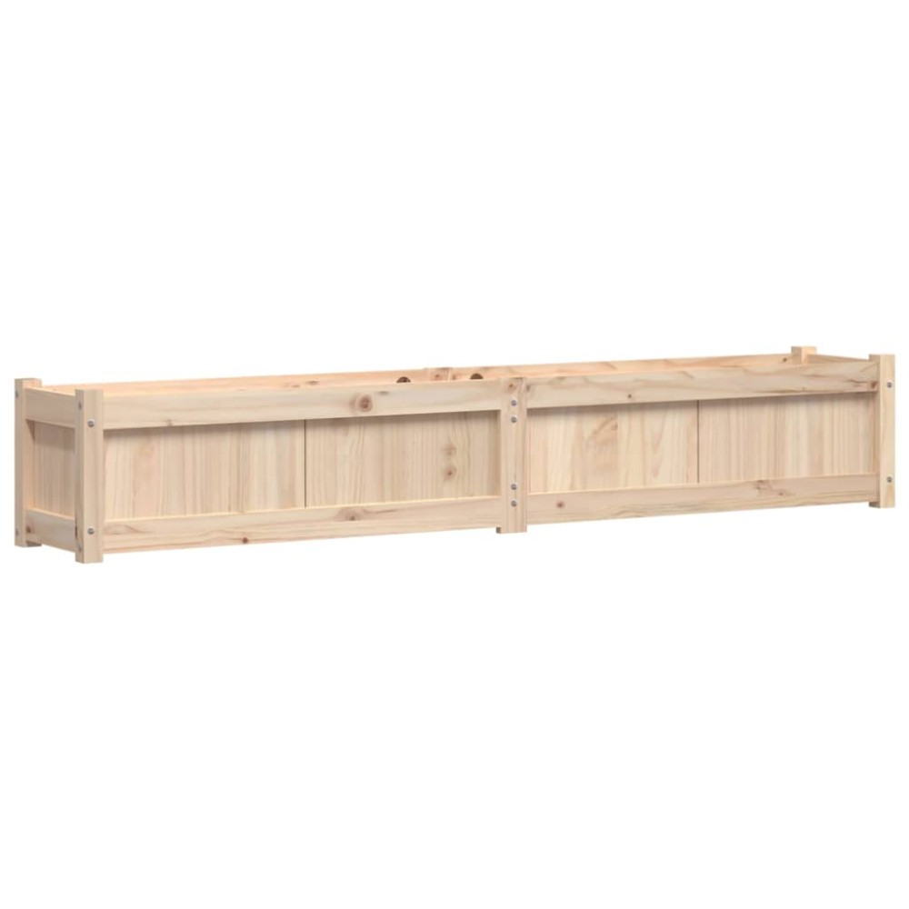 vidaXL Ζαρντινιέρα 180 x 31 x 31 εκ. από Μασίφ Ξύλο Πεύκου