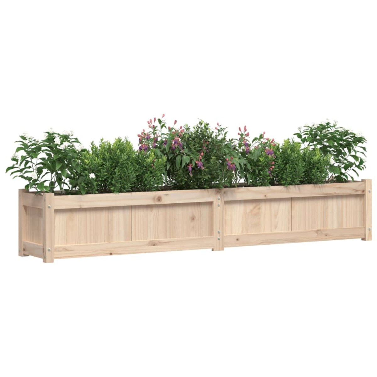 vidaXL Ζαρντινιέρα 180 x 31 x 31 εκ. από Μασίφ Ξύλο Πεύκου