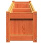 vidaXL Ζαρντινιέρα Καφέ Κεριού 180 x 31 x 31 εκ. από Μασίφ Ξύλο Πεύκου