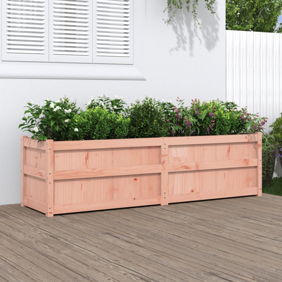 vidaXL Ζαρντινιέρα 180x50x50 εκ. από Μασίφ Ξύλο Ψευδοτσούγκας