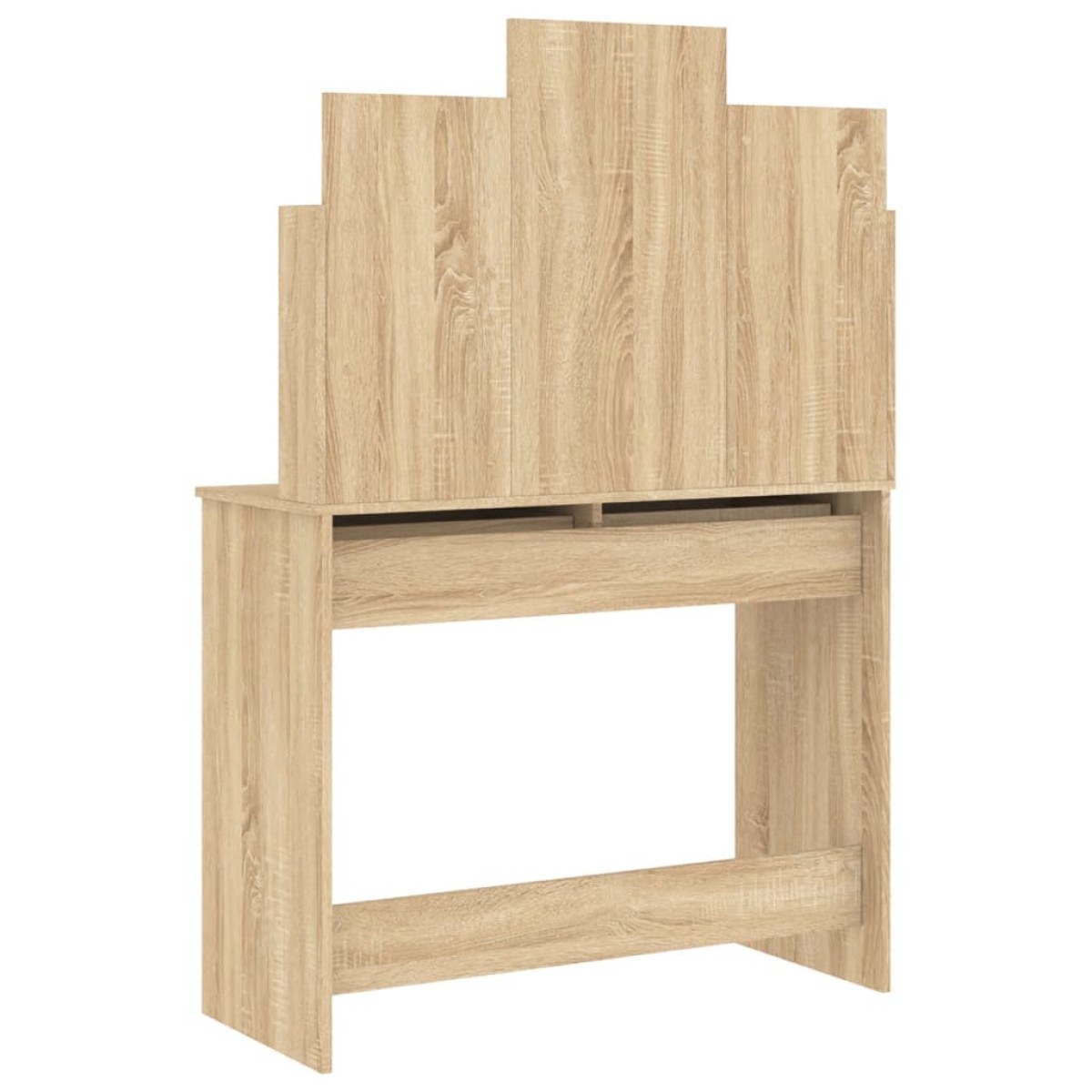vidaXL Μπουντουάρ με Καθρέφτη Sonoma Δρυς 96 x 39 x 142 εκ.