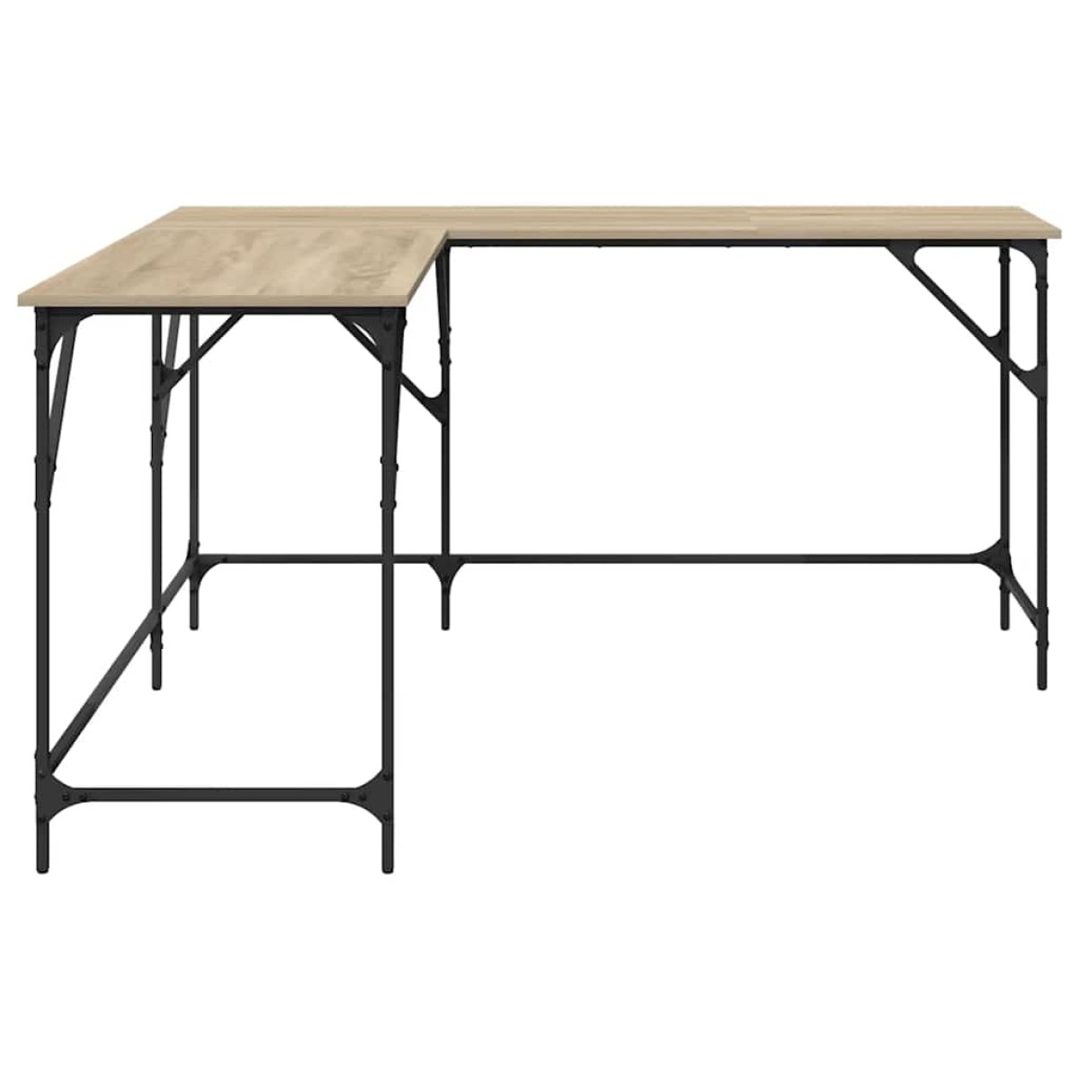 vidaXL Γραφείο Sonoma Δρυς 149 x 149 x 75 εκ. από Επεξεργασμένο Ξύλο