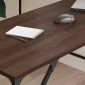 vidaXL Γραφείο Καφέ Δρυς 149x149x75 εκ. από Επεξεργασμένο Ξύλο
